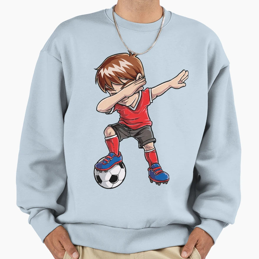 Dabbing Soccer Dab Dance Funny Football T-Shirt - Novelty Apparel Men Women - T-Shirt, Sweatshirt, Hoodie