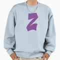 Purple Graffiti Letter Z Sweatshirt - Trendy Graphic for Adults - T-Shirt, Sweatshirt, Hoodie
