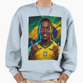 Ronaldinho Sweatshirt - Minimalist Print for Adults - T-Shirt, Sweatshirt, Hoodie