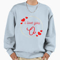 Alphabet Abc I Love You Sweatshirt - Novelty Apparel for Adults - T-Shirt, Sweatshirt, Hoodie
