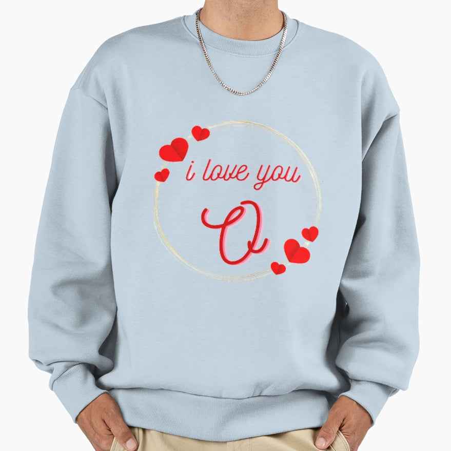 Alphabet Abc I Love You Sweatshirt - Novelty Apparel for Adults - T-Shirt, Sweatshirt, Hoodie