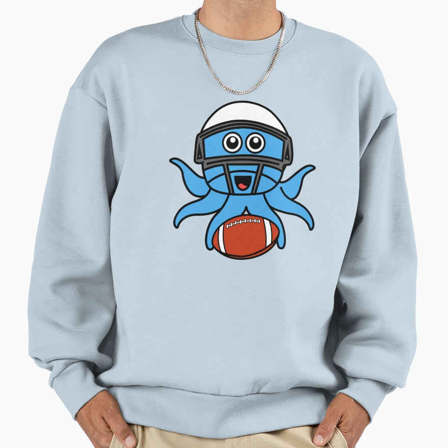 Octopia Art American Football Drawing Sweatshirt - Graphic Print Unisex - T-Shirt, Sweatshirt, Hoodie