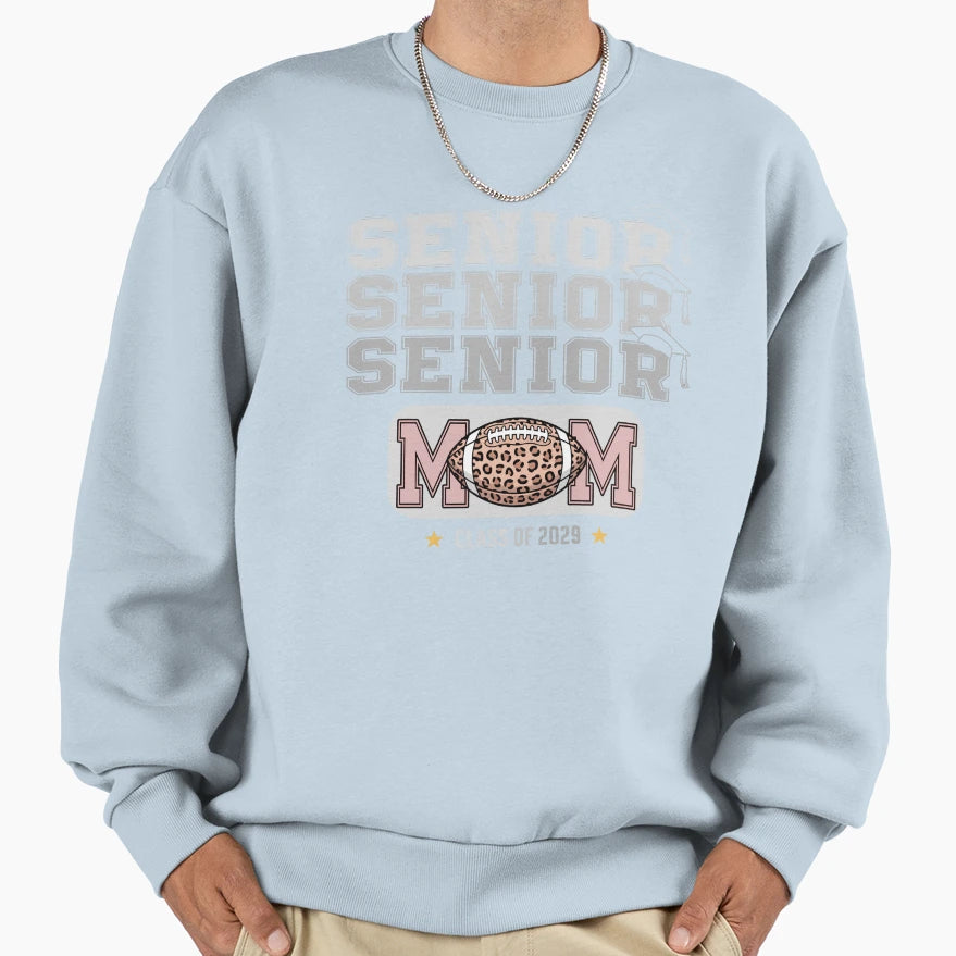 Class 2029 Mom Football Fan Sweatshirt - Unique Graphic Men Women - T-Shirt, Sweatshirt, Hoodie