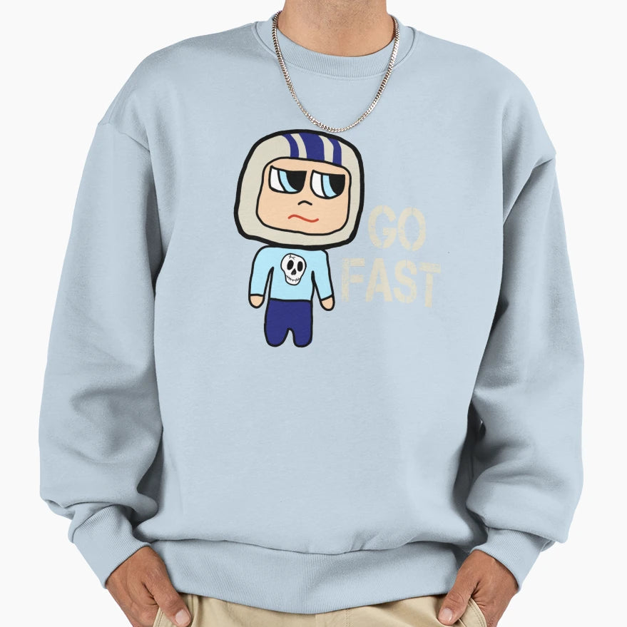 Ruckus Go Fast Sweatshirt - Fun Novelty Design Men Women - T-Shirt, Sweatshirt, Hoodie