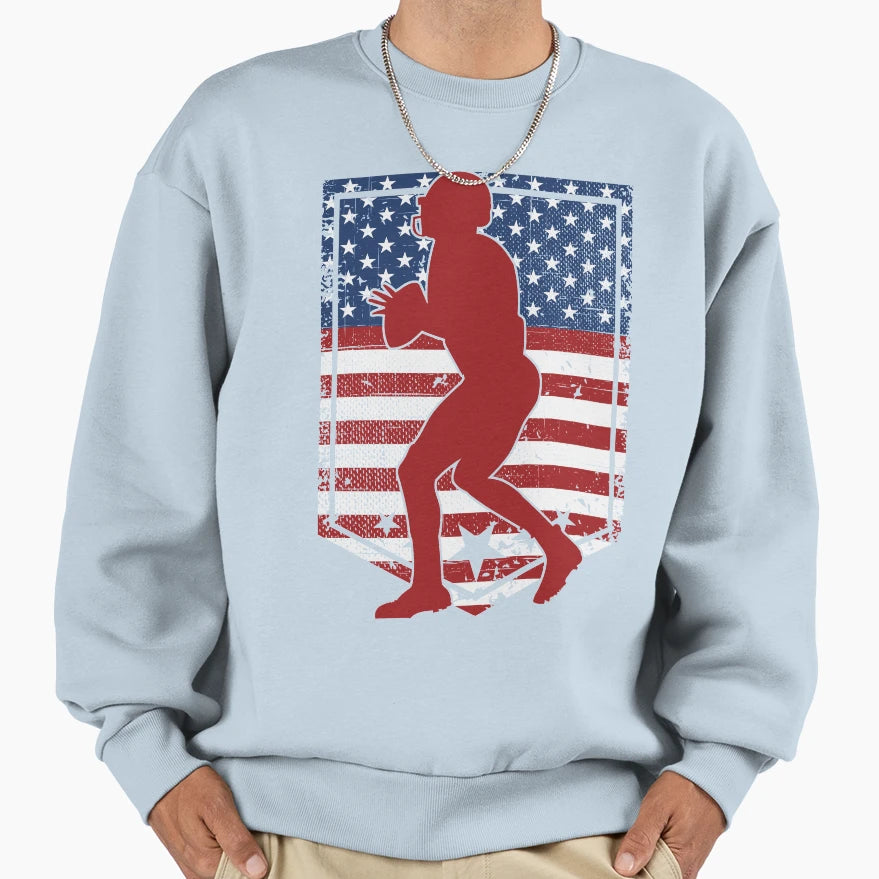 Football Quarterback Sweatshirt - Streetwear Style Men Women - T-Shirt, Sweatshirt, Hoodie