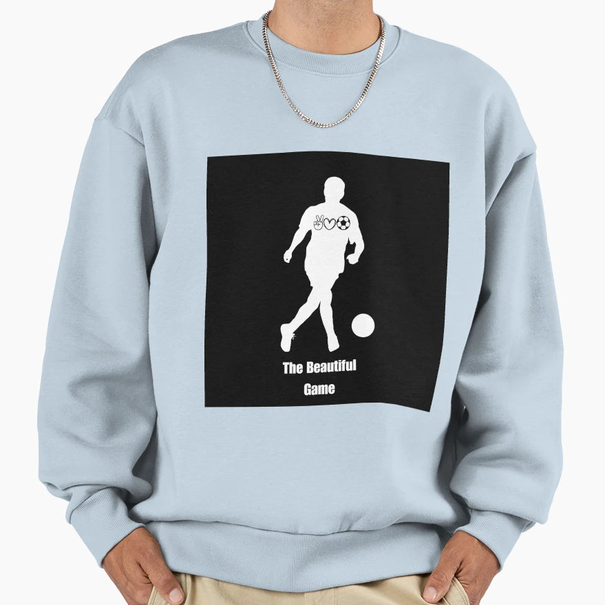 Elegance Play Football Silhouette Sweatshirt - Streetwear Style for Adults - T-Shirt, Sweatshirt, Hoodie
