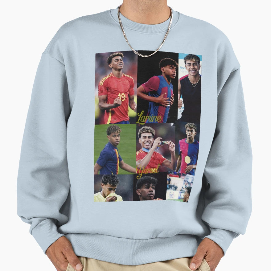 Lamine Yamal Sweatshirt - Casual Everyday Wear for Adults - T-Shirt, Sweatshirt, Hoodie