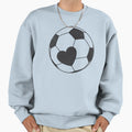 Soccer Heart Soccer Mom Gifts Sweatshirt - Streetwear Style for Adults - T-Shirt, Sweatshirt, Hoodie