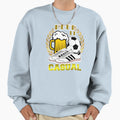 Keep It Casual Football Fanatics Sweatshirt - Graphic Print for Adults - T-Shirt, Sweatshirt, Hoodie