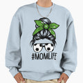 Mom Life Football Mothers Day Sweatshirt - Minimalist Print Men Women - T-Shirt, Sweatshirt, Hoodie