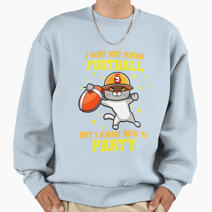 Funny Sunday American Football Fan Sweatshirt - Minimalist Print Unisex - T-Shirt, Sweatshirt, Hoodie