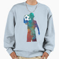 Soccer Player Ball Sweatshirt - Streetwear Style Unisex - T-Shirt, Sweatshirt, Hoodie