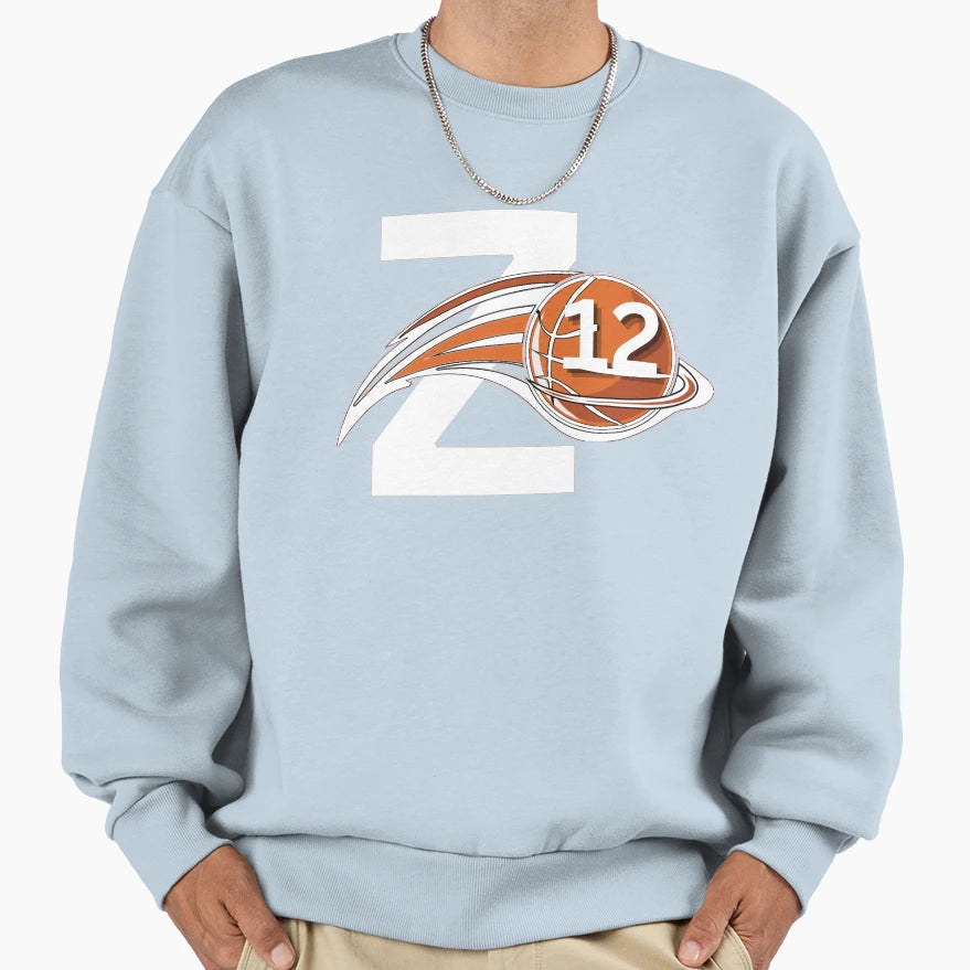 Basketball Number 12 Sweatshirt - Trendy Graphic for Adults - T-Shirt, Sweatshirt, Hoodie