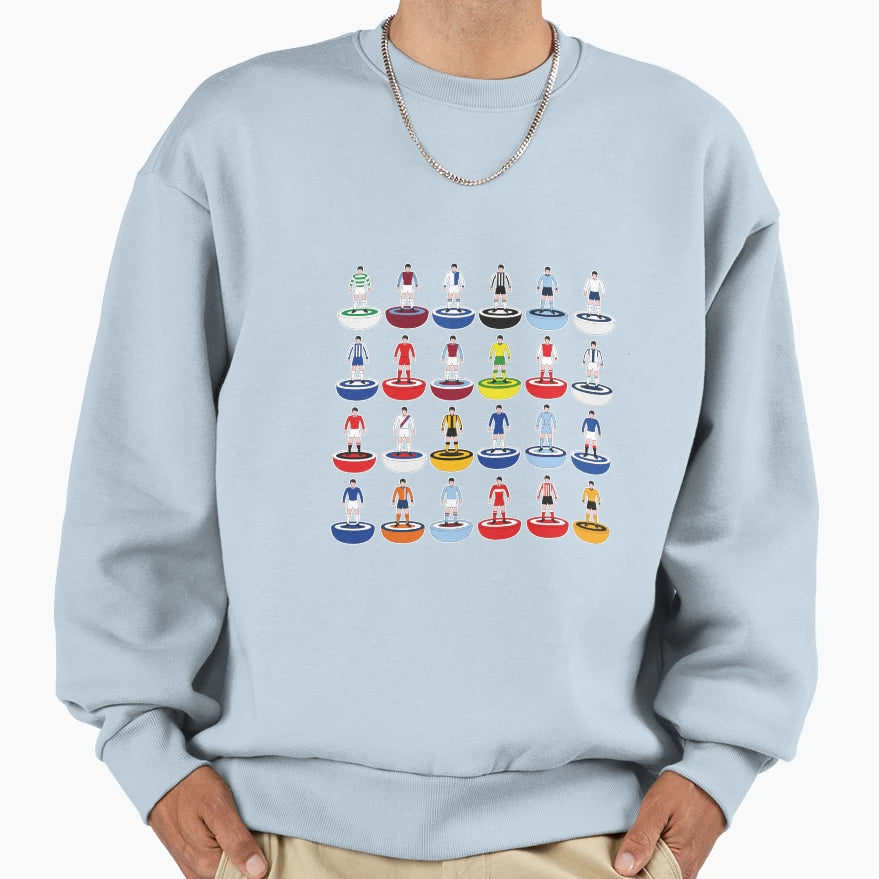 Subbuteo Teams Sweatshirt - Fun Novelty Design for Adults - T-Shirt, Sweatshirt, Hoodie