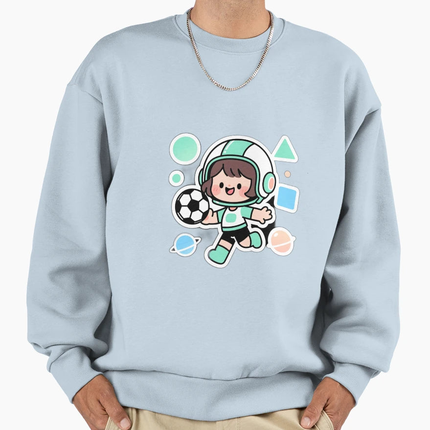 Futuristic Soccer Mom Sweatshirt - Streetwear Style Men Women - T-Shirt, Sweatshirt, Hoodie