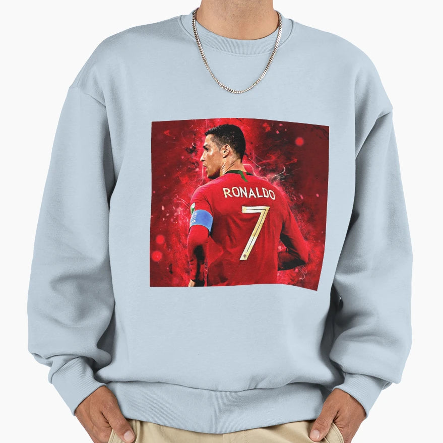 Cristiano Ronaldo Sweatshirt - Graphic Print for Adults - T-Shirt, Sweatshirt, Hoodie