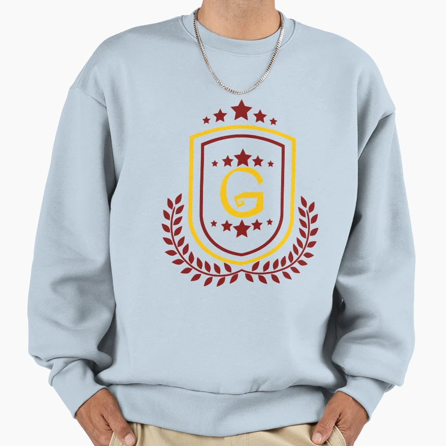 Strong Griffin Lion Star Emblem Sweatshirt - Graphic Print Men Women - T-Shirt, Sweatshirt, Hoodie