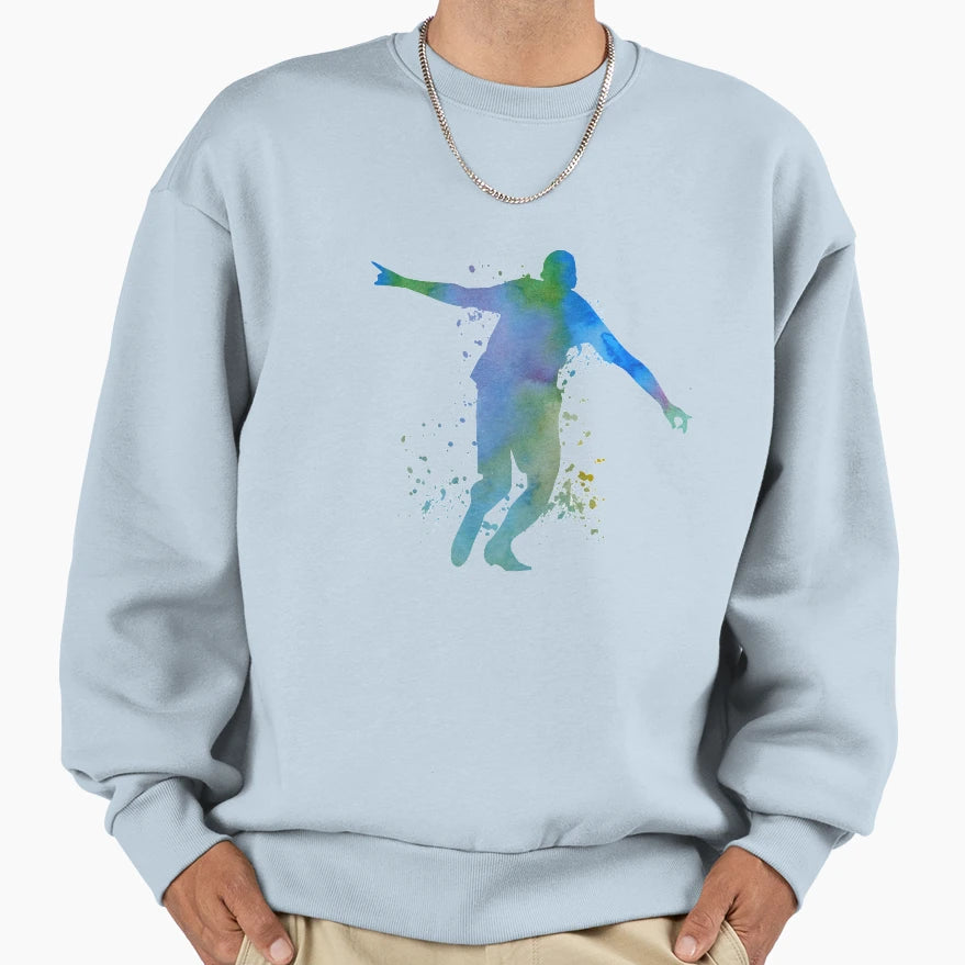 Soccer Player Sweatshirt - Trendy Graphic Unisex - T-Shirt, Sweatshirt, Hoodie