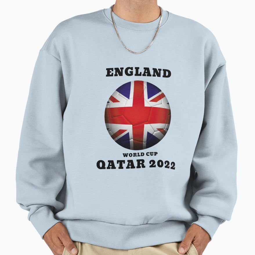 England Football Team World Sweatshirt - Casual Everyday Wear for Adults - T-Shirt, Sweatshirt, Hoodie