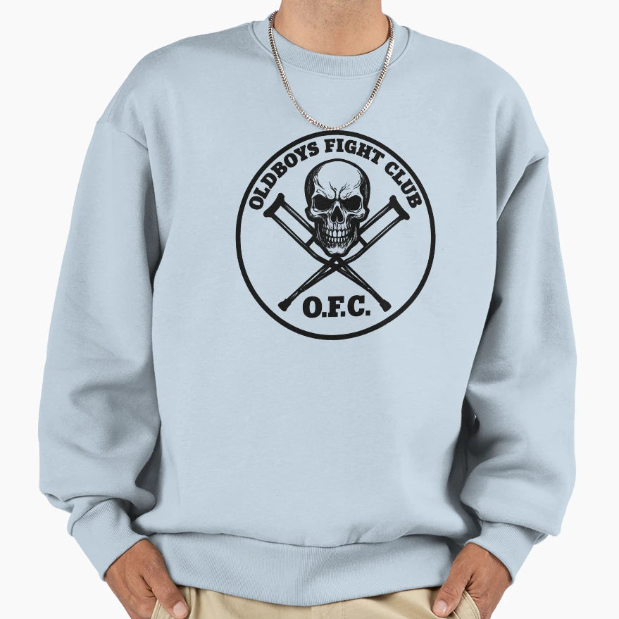 Oldboys Fight Club O F C Skull Sweatshirt - Graphic Print Unisex - T-Shirt, Sweatshirt, Hoodie