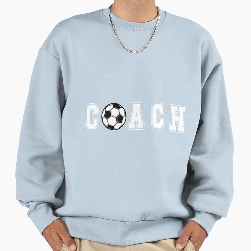 Soccer Coach Gifts Soccer Coaching T-Shirt - Minimalist Print Men Women - T-Shirt, Sweatshirt, Hoodie