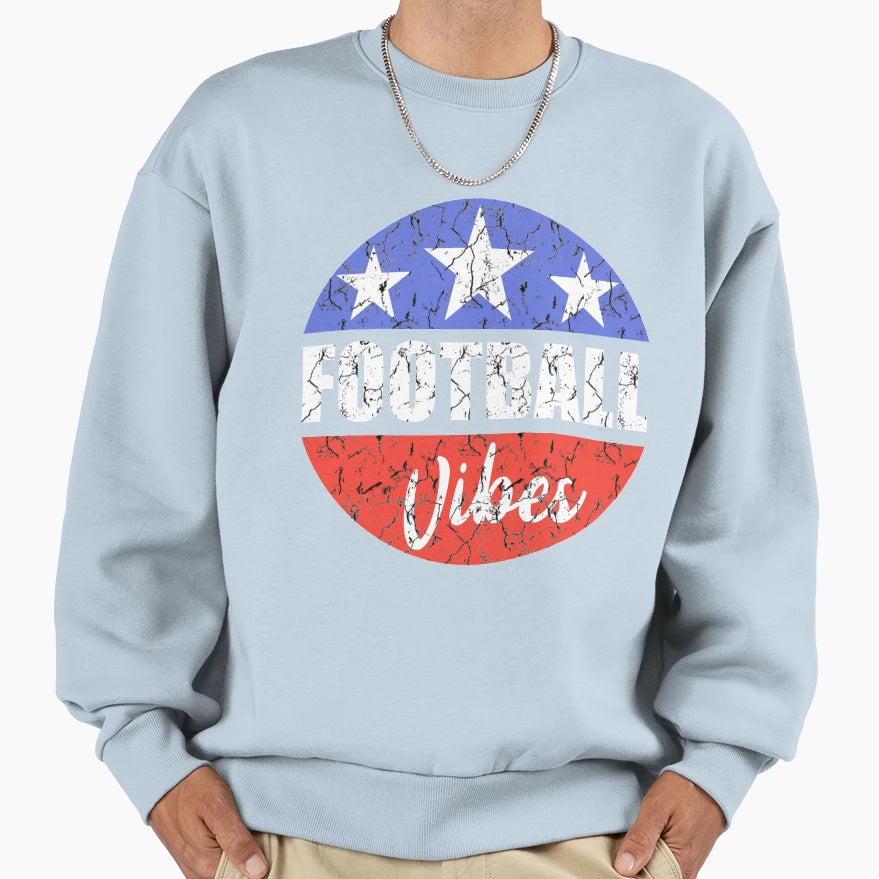 American Football Distress Usa Flag T-Shirt - Custom Art Print Unisex - T-Shirt, Sweatshirt, Hoodie