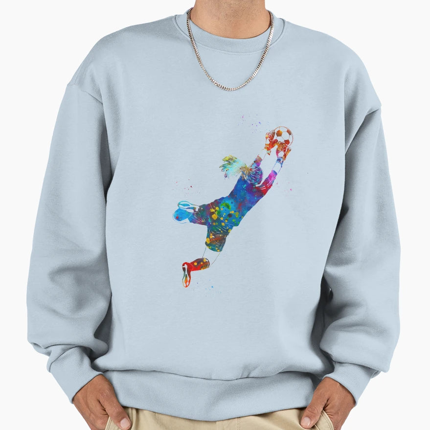 Soccer Player Goalie Sweatshirt - Streetwear Style Unisex - T-Shirt, Sweatshirt, Hoodie
