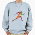 American Football Player Sports Sweatshirt - Custom Art Print for Adults - T-Shirt, Sweatshirt, Hoodie