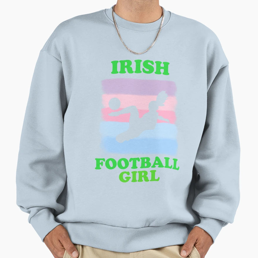 Irish Football Sweatshirt - Novelty Apparel Men Women - T-Shirt, Sweatshirt, Hoodie