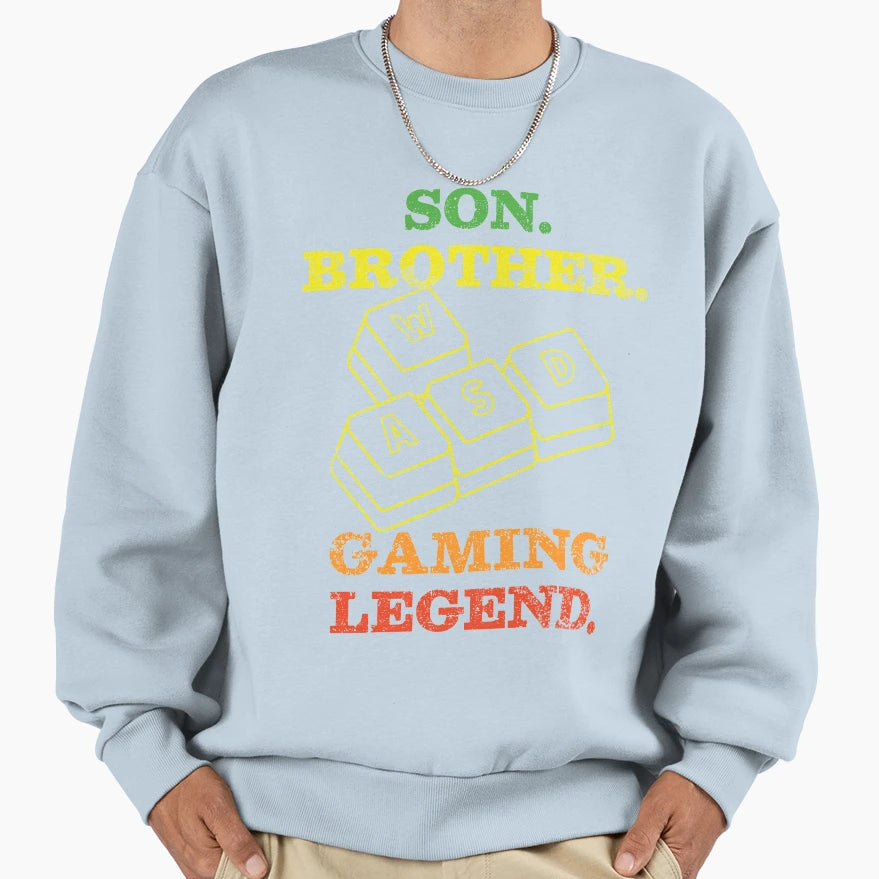 Pc Gamer Son Brother Sweatshirt - Unique Graphic Unisex - T-Shirt, Sweatshirt, Hoodie