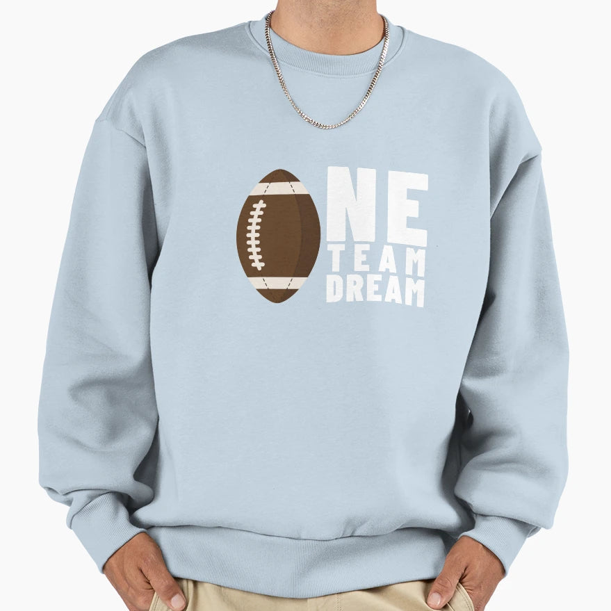 Rugby Sports One Team One Dream Sweatshirt - Trendy Graphic Unisex - T-Shirt, Sweatshirt, Hoodie