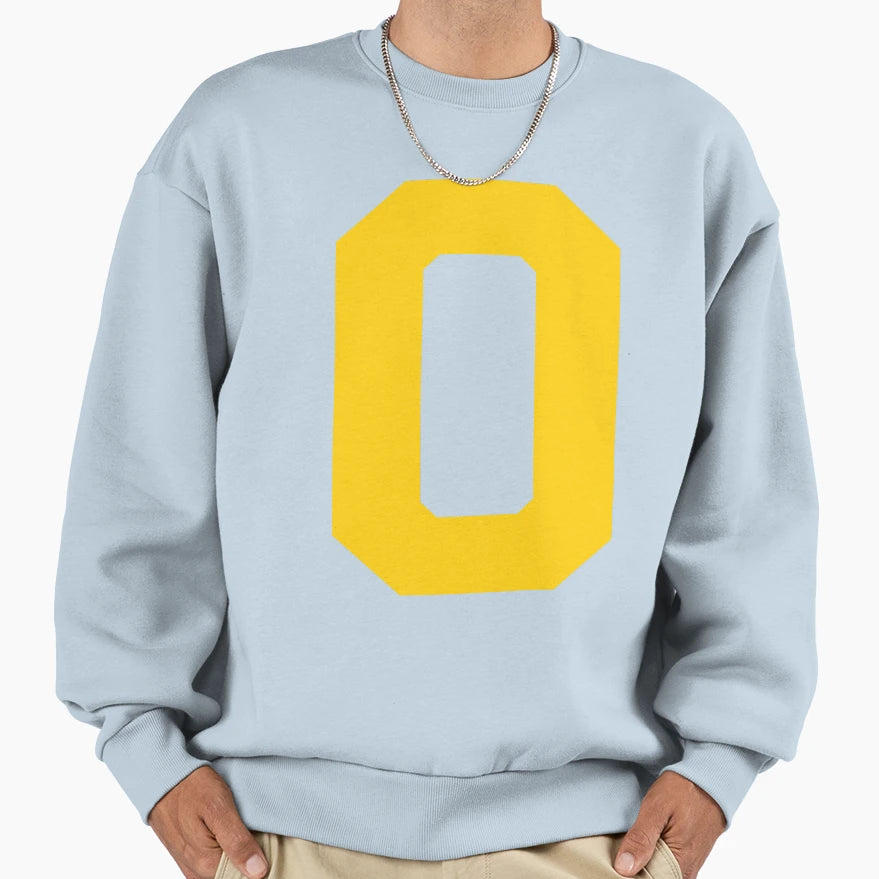 Number 0 Yellow Zero Sports Number 0 Sweatshirt - Graphic Print Men Women - T-Shirt, Sweatshirt, Hoodie