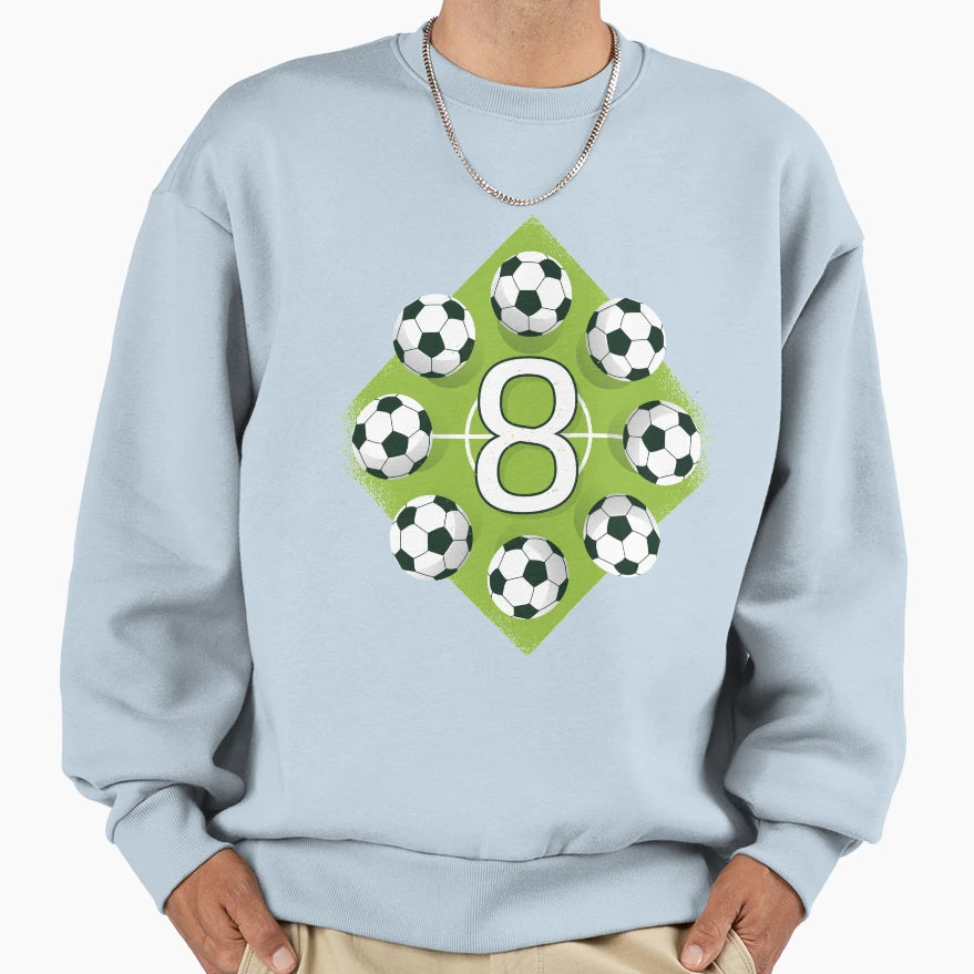 8Th Birthday 8 Years Childrens Sweatshirt - Novelty Apparel Unisex - T-Shirt, Sweatshirt, Hoodie