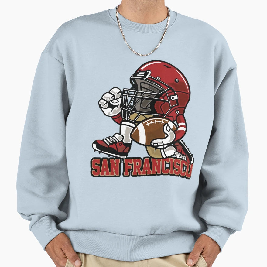 Art San Francisco 49Ers Sweatshirt - Graphic Print Unisex - T-Shirt, Sweatshirt, Hoodie