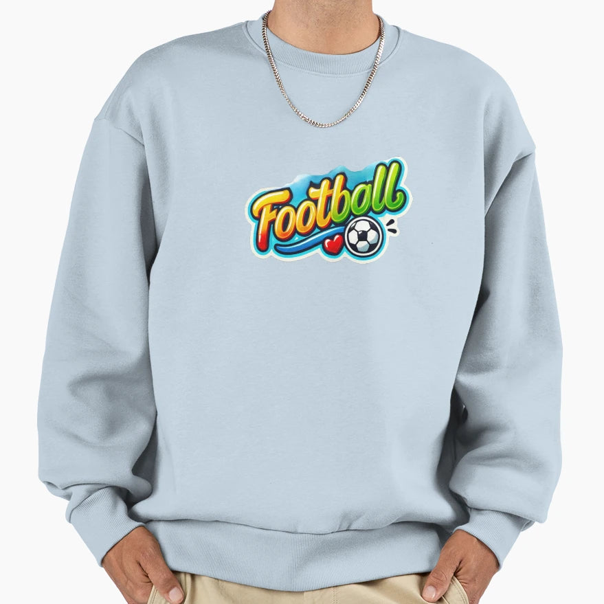 Football Sweatshirt - Custom Art Print for Adults - T-Shirt, Sweatshirt, Hoodie