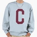 Letter C Bold Collegiate Font Sweatshirt - Novelty Apparel for Adults - T-Shirt, Sweatshirt, Hoodie
