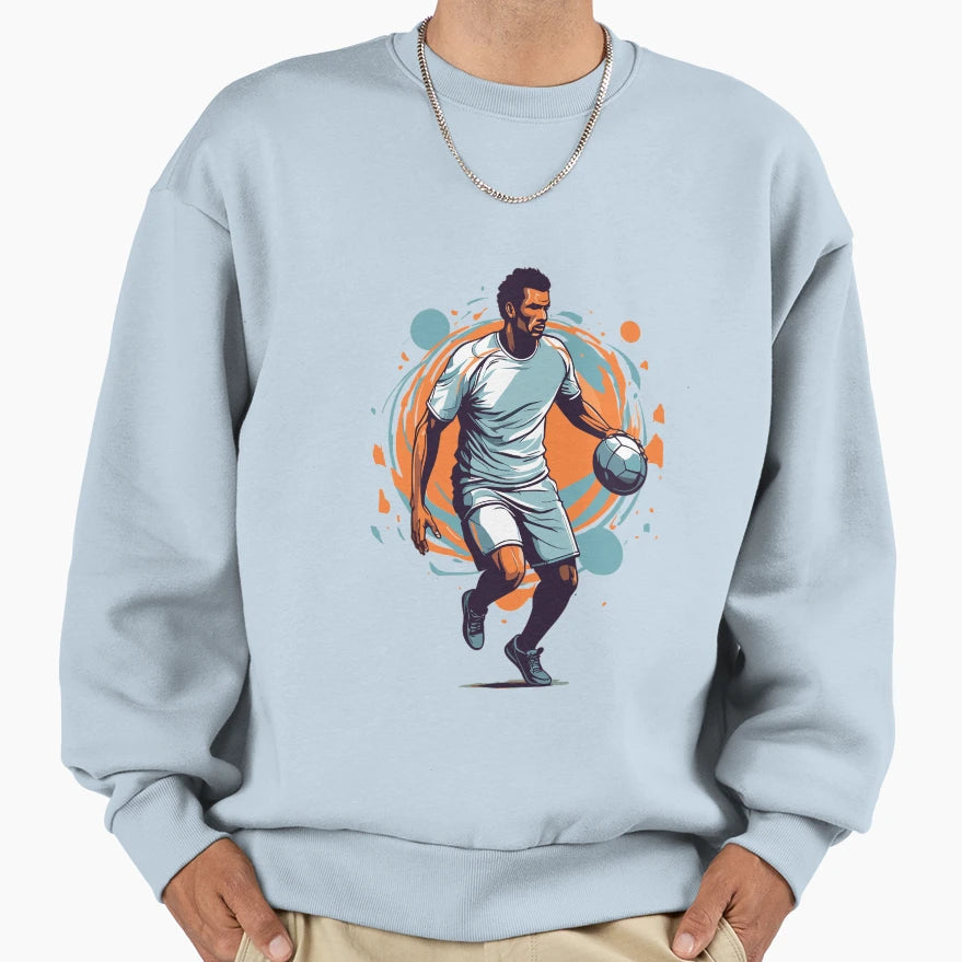 Handball Player Streetwear Iconic Sweatshirt - Novelty Apparel Unisex - T-Shirt, Sweatshirt, Hoodie