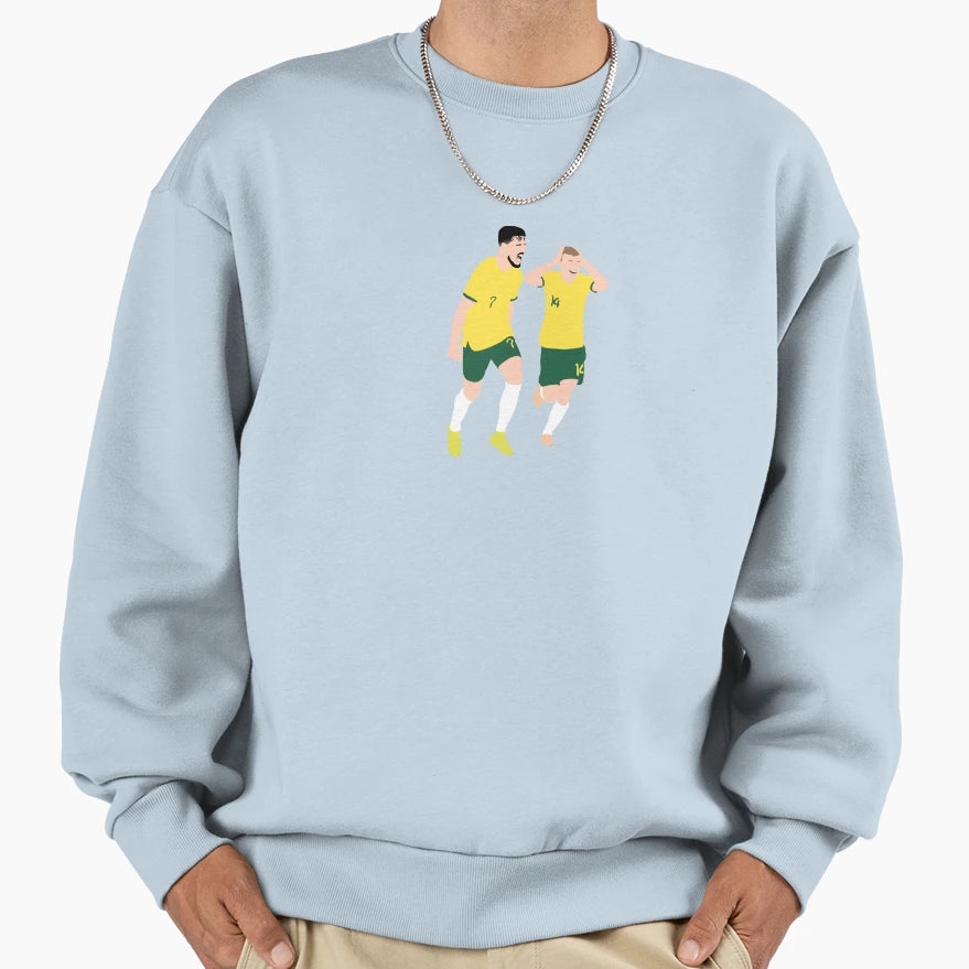 Mathew Leckie Socceroos Sweatshirt - Casual Everyday Wear Men Women - T-Shirt, Sweatshirt, Hoodie