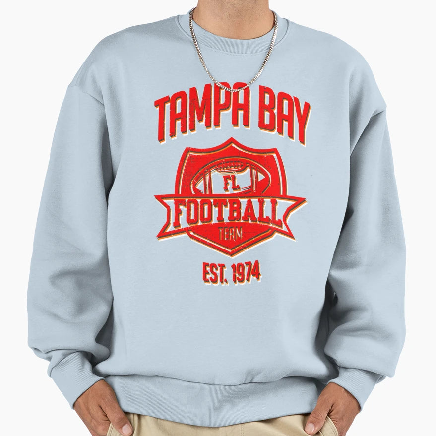Tampa Bay Football Team Inspired Sweatshirt - Trendy Graphic Men Women - T-Shirt, Sweatshirt, Hoodie