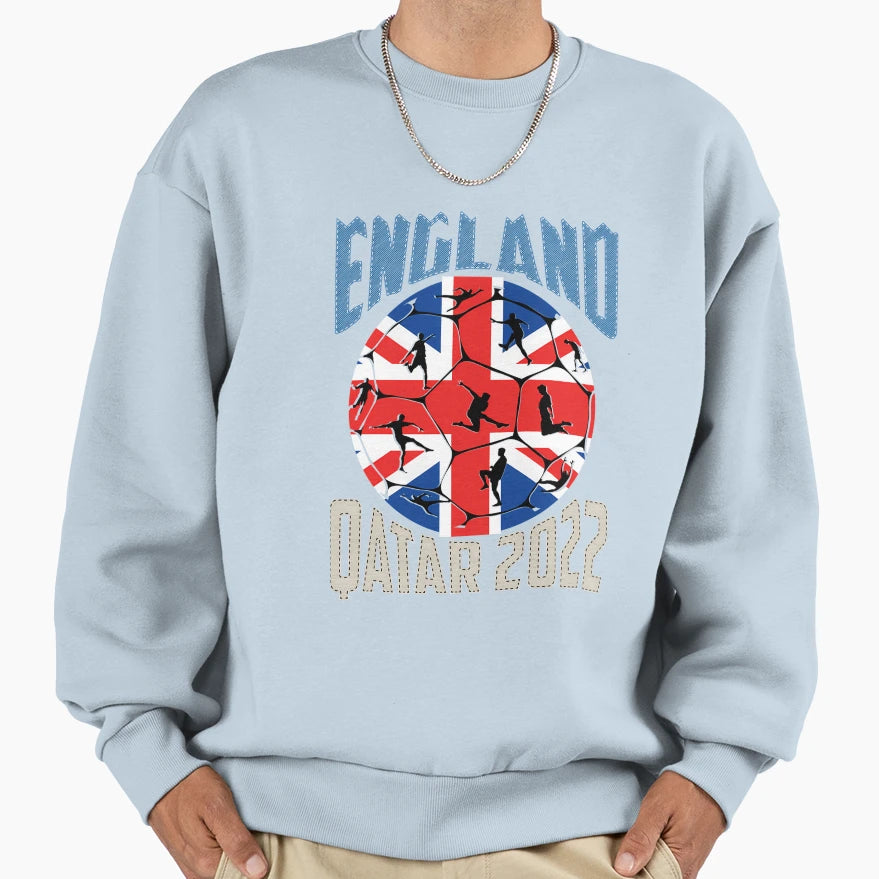 England World Cup Qatar 2022 Sweatshirt - Unique Graphic for Adults - T-Shirt, Sweatshirt, Hoodie