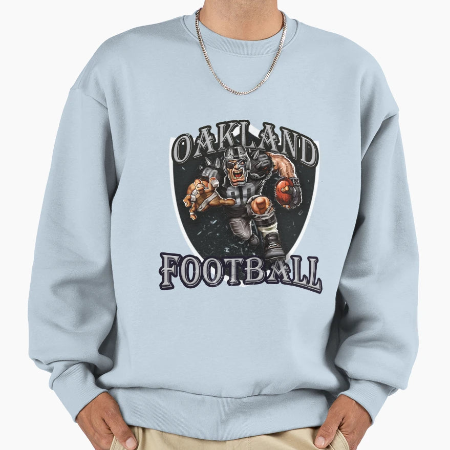 Oakland Football Sweatshirt - Trendy Graphic for Adults - T-Shirt, Sweatshirt, Hoodie