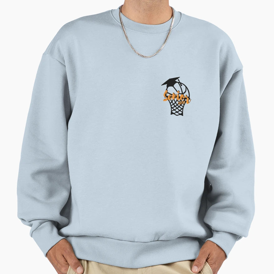 Senior Basketball Senior Class 2021 T-Shirt - Graphic Print Men Women - T-Shirt, Sweatshirt, Hoodie