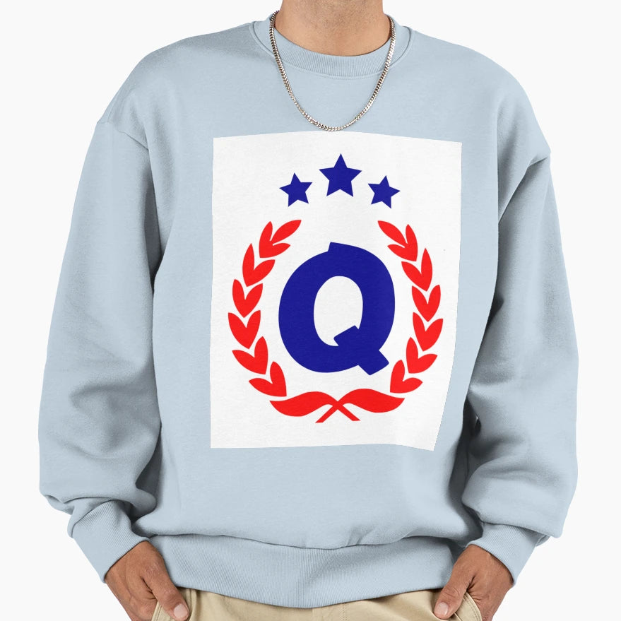 Red Blue Stars Sweatshirt - Aesthetic Graphic for Adults - T-Shirt, Sweatshirt, Hoodie