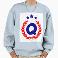 Red Blue Stars Sweatshirt - Aesthetic Graphic for Adults - T-Shirt, Sweatshirt, Hoodie