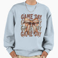 Game Day Football Bow Sweatshirt - Unique Graphic Unisex - T-Shirt, Sweatshirt, Hoodie