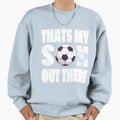 Soccer Mom Son Soccer Player T-Shirt - Aesthetic Graphic Men Women - T-Shirt, Sweatshirt, Hoodie