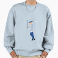 Baseball Player Sweatshirt - Casual Everyday Wear Men Women - T-Shirt, Sweatshirt, Hoodie