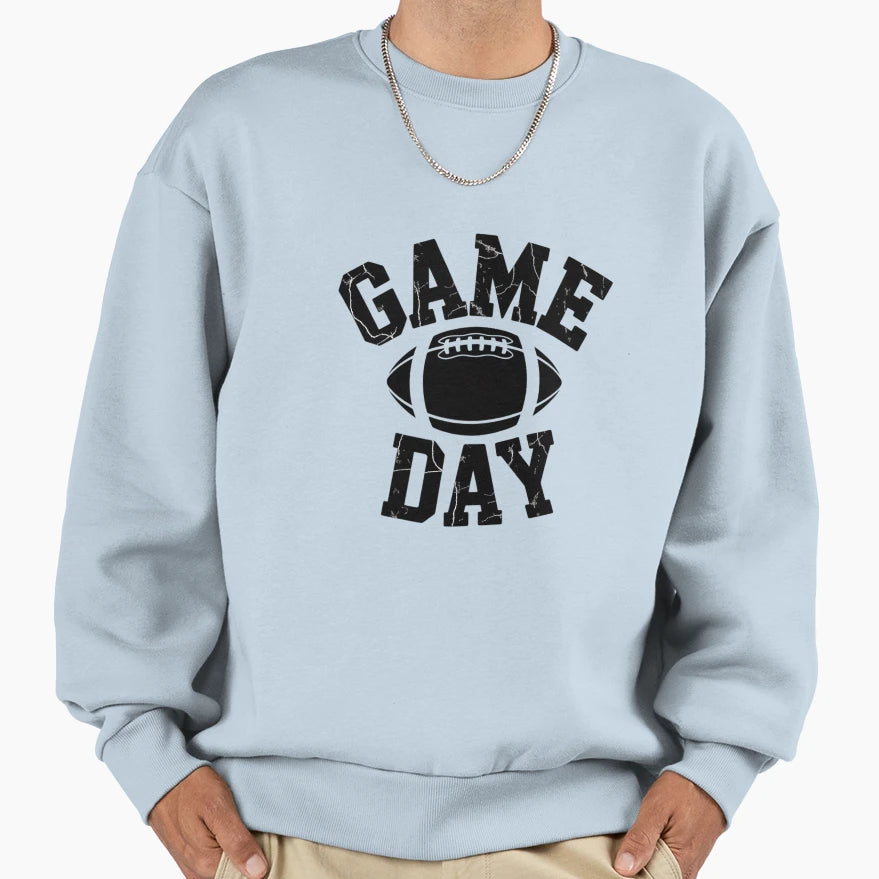 Game Day Football Season Sweatshirt - Unique Graphic Men Women - T-Shirt, Sweatshirt, Hoodie