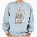 2026 Graduate Senior 26 High School Sweatshirt - Novelty Apparel Unisex - T-Shirt, Sweatshirt, Hoodie