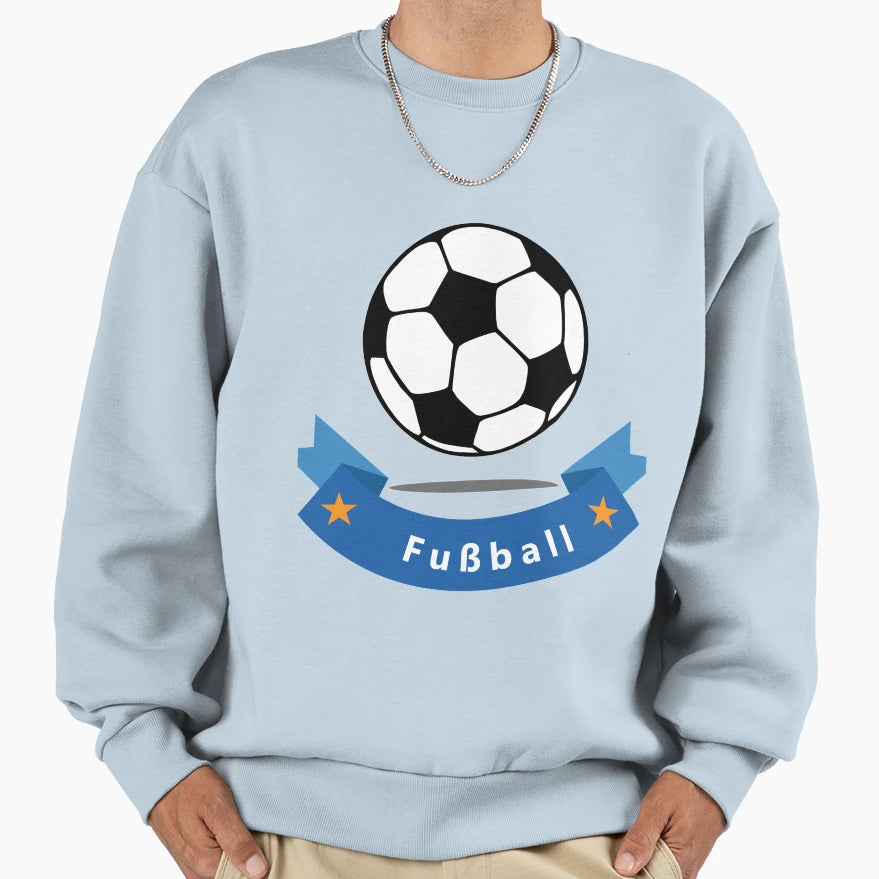 Watch Football Fans Its Time Football Sweatshirt - Graphic Print Unisex - T-Shirt, Sweatshirt, Hoodie